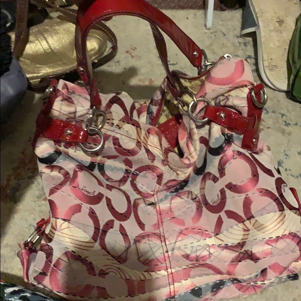 Authentic coach tote